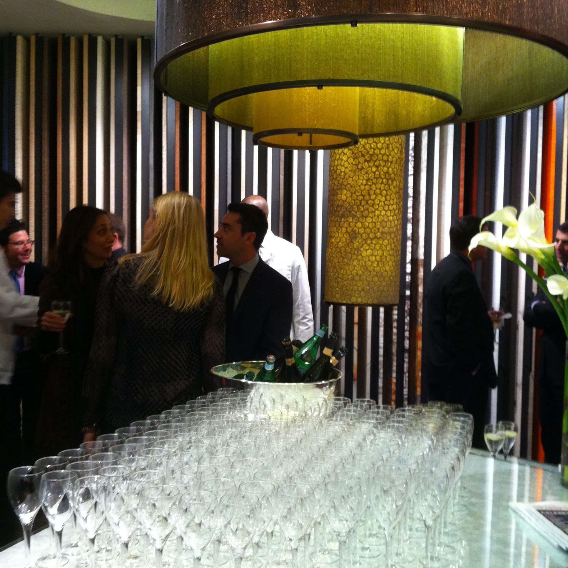 Photo of custom designed lighting by Tom Marquardt of marquardt+.