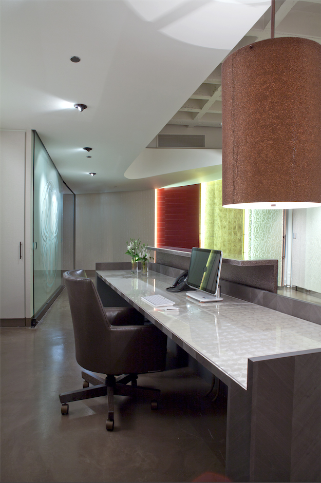 commercial reception area