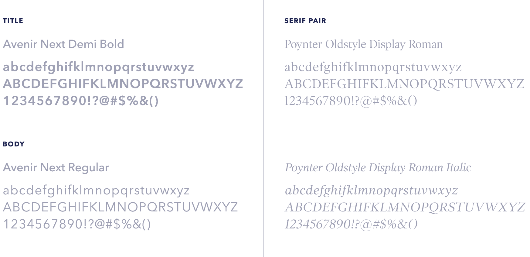brand fonts