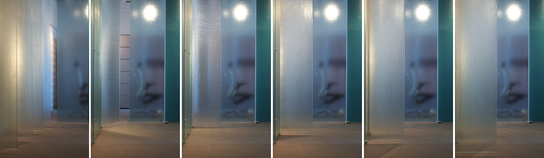 Office Privacy Glass Display